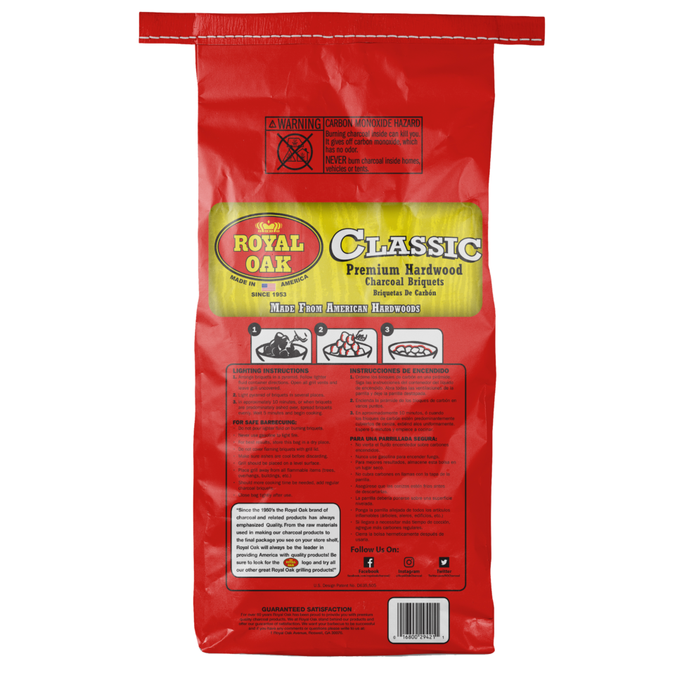 Royal Oak® Classic Premium Hardwood Charcoal Briquet Royal Oak