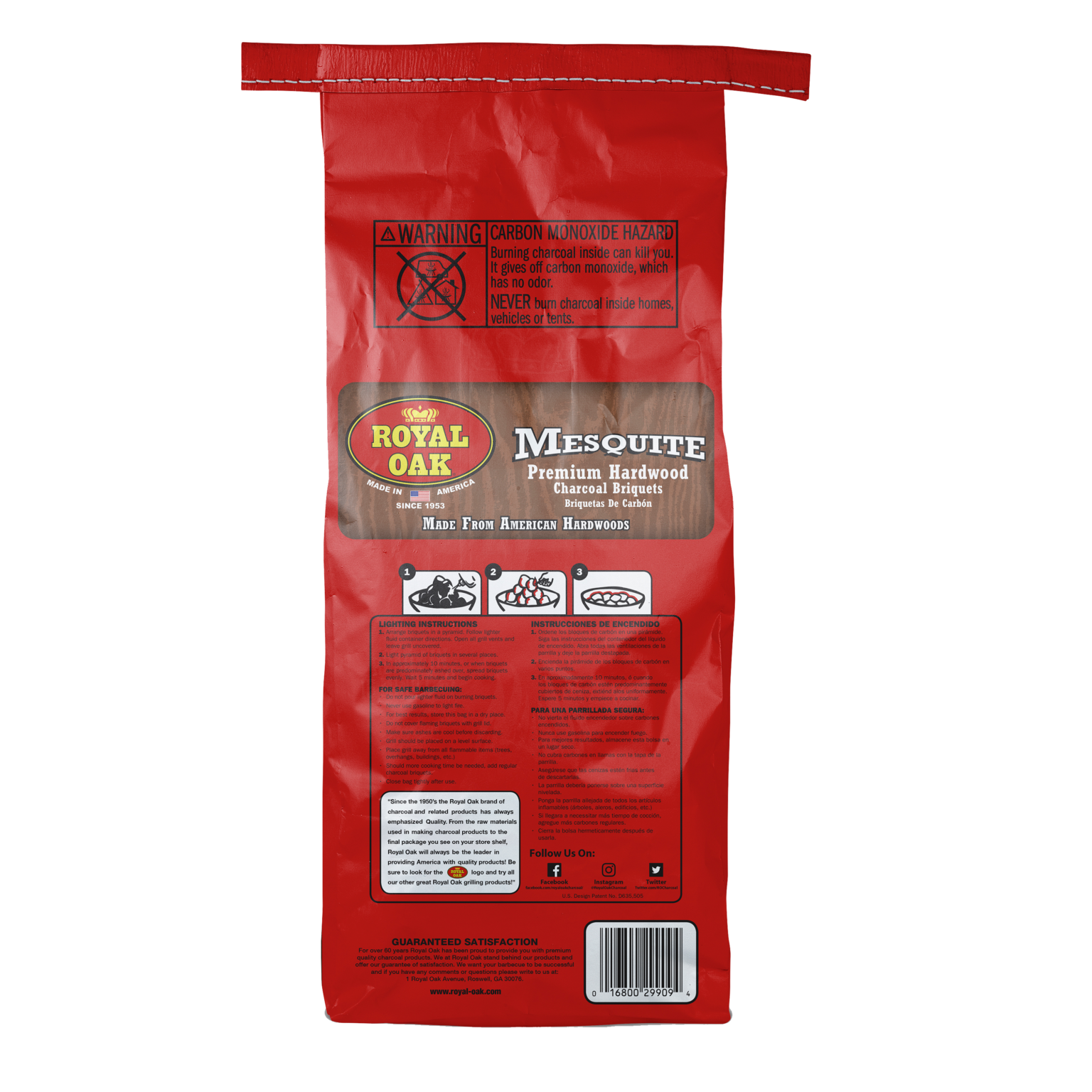 Royal Oak® Mesquite Premium Hardwood Charcoal Briquets Royal Oak