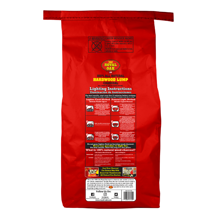 Royal Oak 100 All Natural Hardwood Lump Charcoal Royal Oak