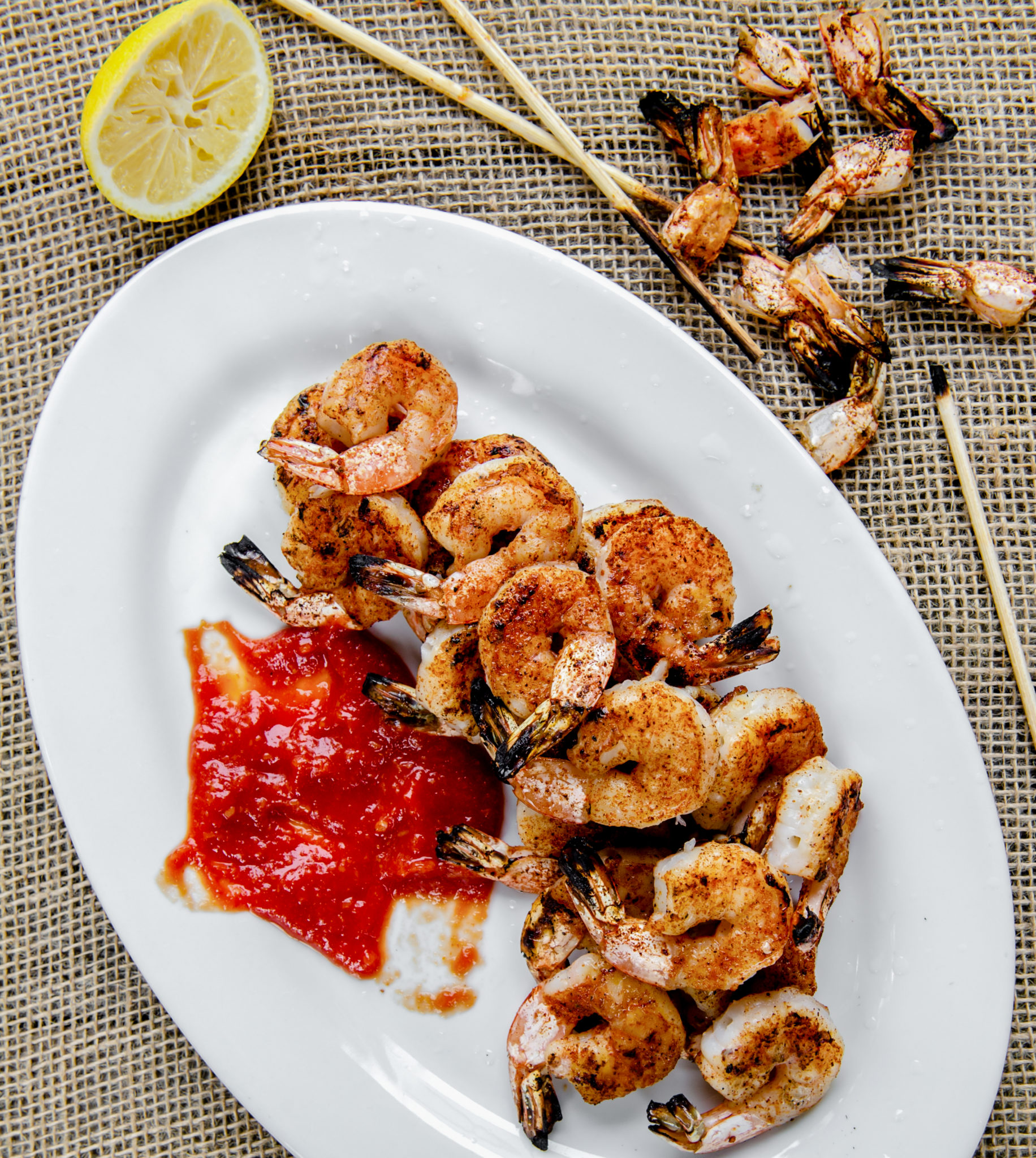 Grilled Shrimp Cocktail Royal Oak