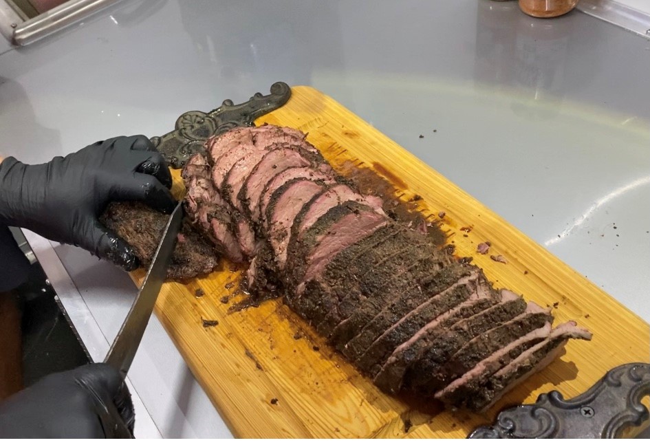 Beef Tenderloin with Rice Casserole and Stuffed Mushrooms - Royal Oak