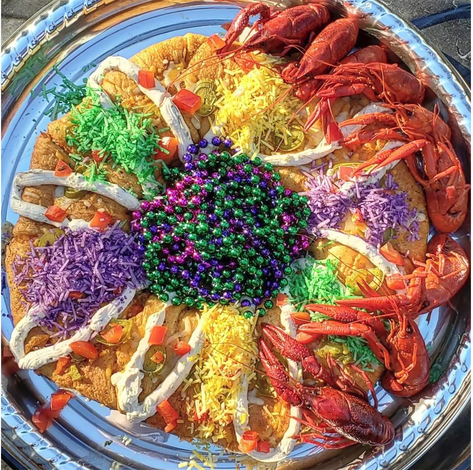 Mardi Gras Crawfish King Cake Royal Oak