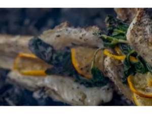 Leslie Scott’s Grilled Stuffed Mississippi Bass