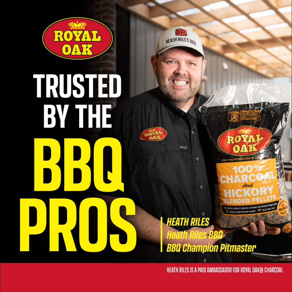 Royal Oak 100% Hartholz-Holzkohle-Pellets – 13,6 Kg Für Echten Grillgeschmack – Wasserfest & Hitzestabil Für Jeden Pelletgrill