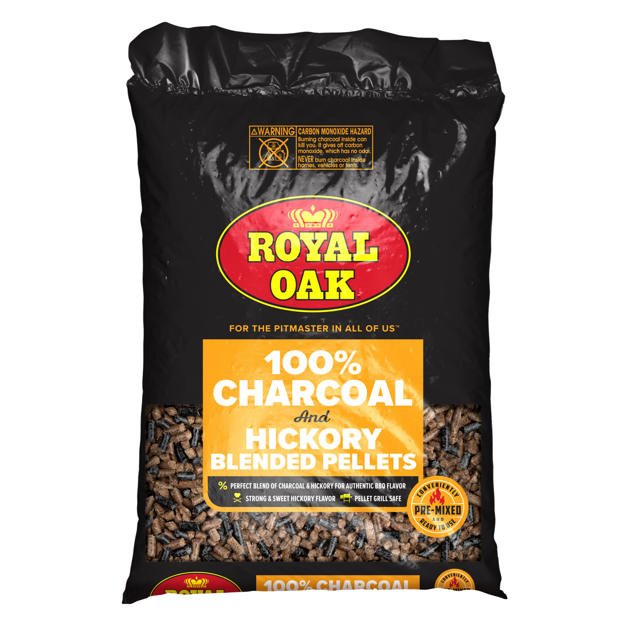 Royal Oak Charcoal and Hickory Pellets